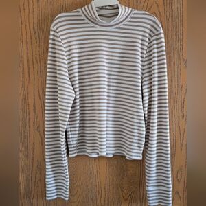 American Eagle Mock Neck Long Sleeve Top - XXL